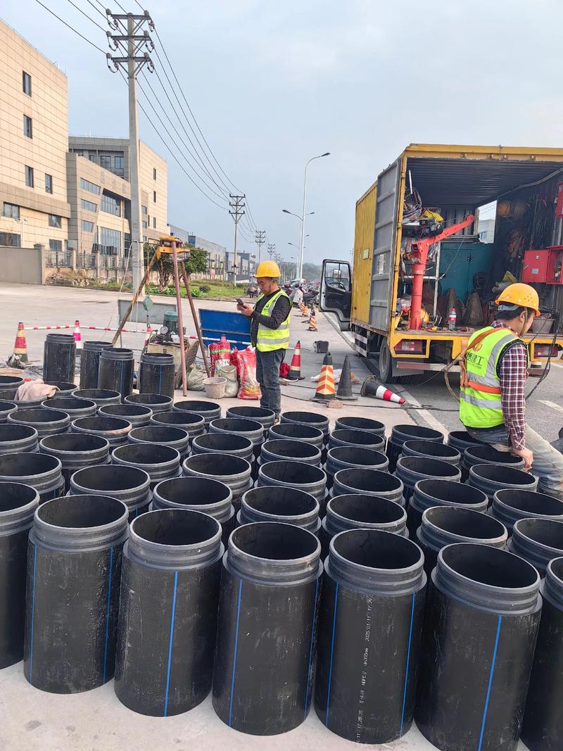 河口管道短管置换