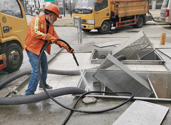 河口隔油池清理